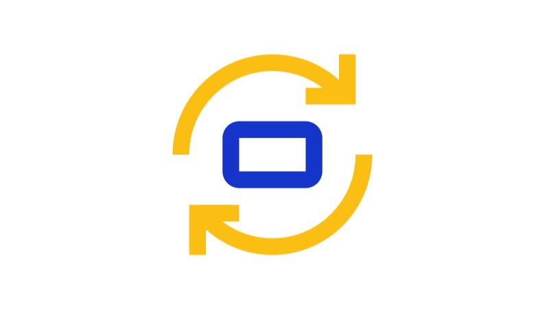 arrows in cycle icon